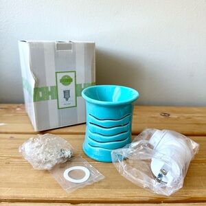 Scentsy Key Largo Light Aqua Blue Plug-in Wax Warmer Blue Waves 🌊